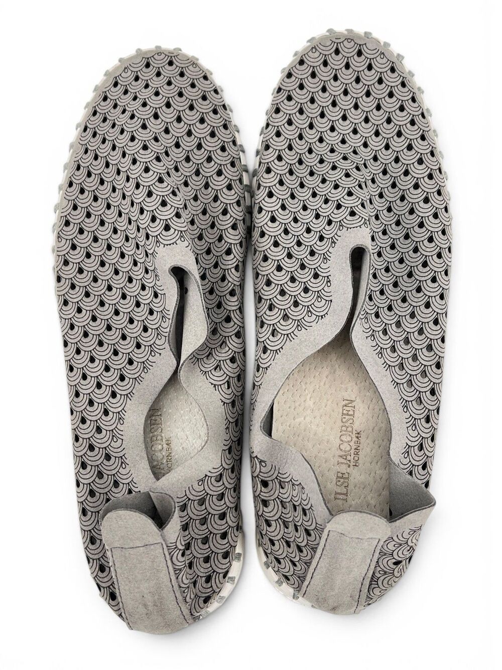 Isle Jacobsen Tulip 139 Slip-On Shoes, Grey, Women's EU 39 US 9